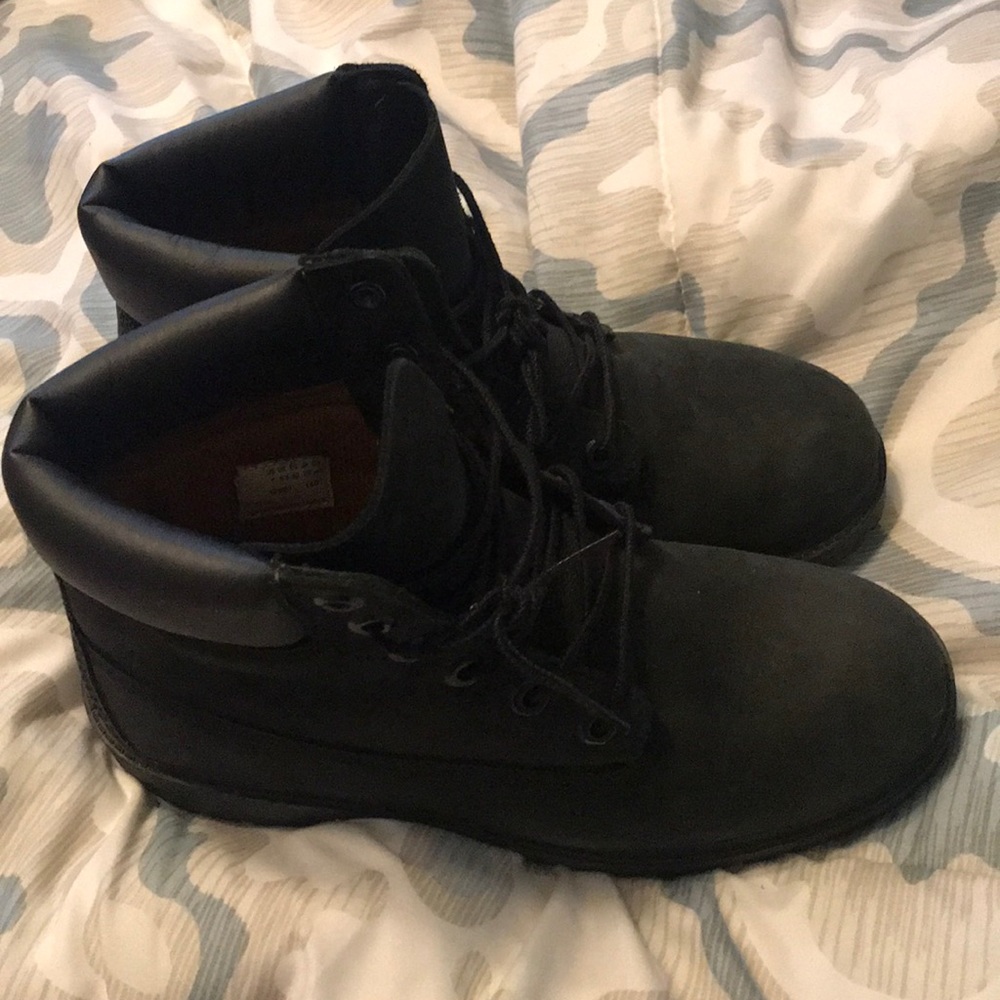 Black Timberland Boots